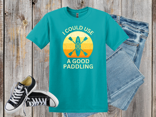 I Could Use A Good Paddling tee
