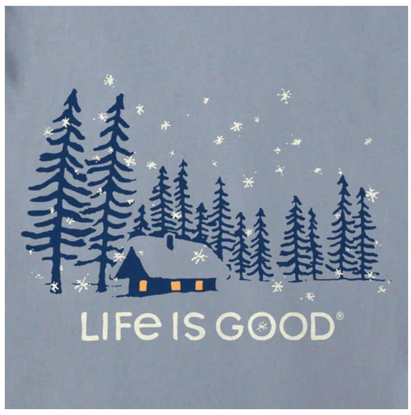 Men's Snowy Evening Long Sleeve Tee