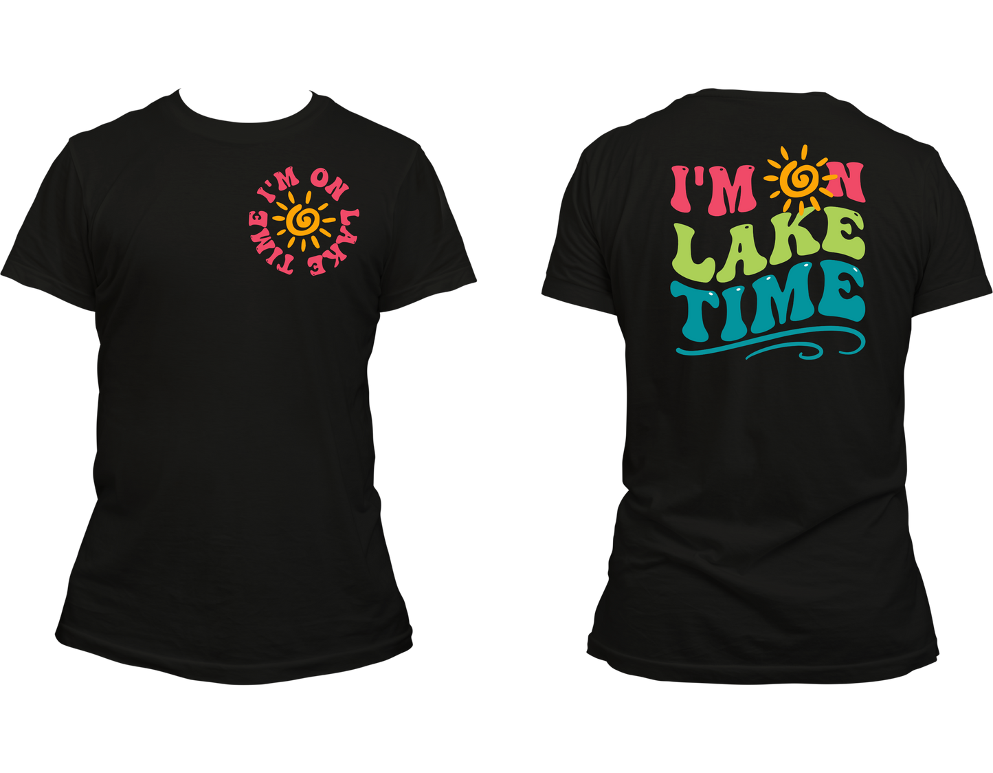 I'M ON LAKE TIME SHORT SLEEVE T-SHIRT