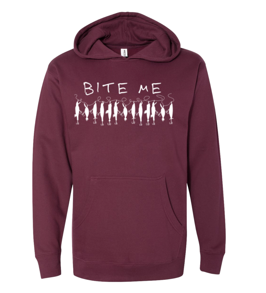 Explore Outdoor Adventures "Bite Me" Hooded Pull Over Fleece