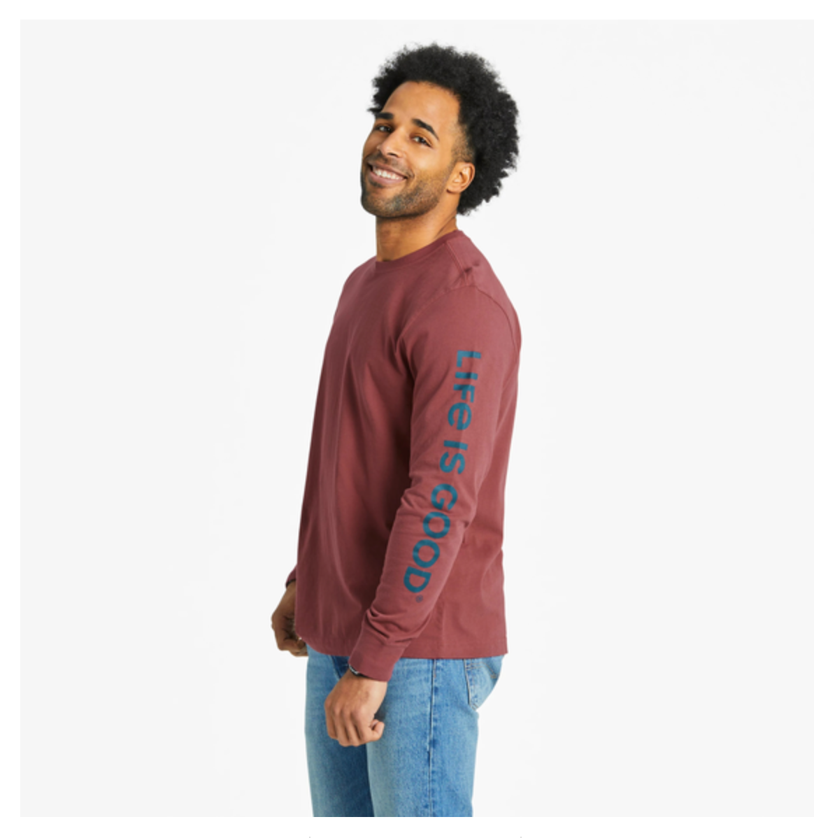 Men's Log On Campfire Long Sleeve Crusher-LITE Tee