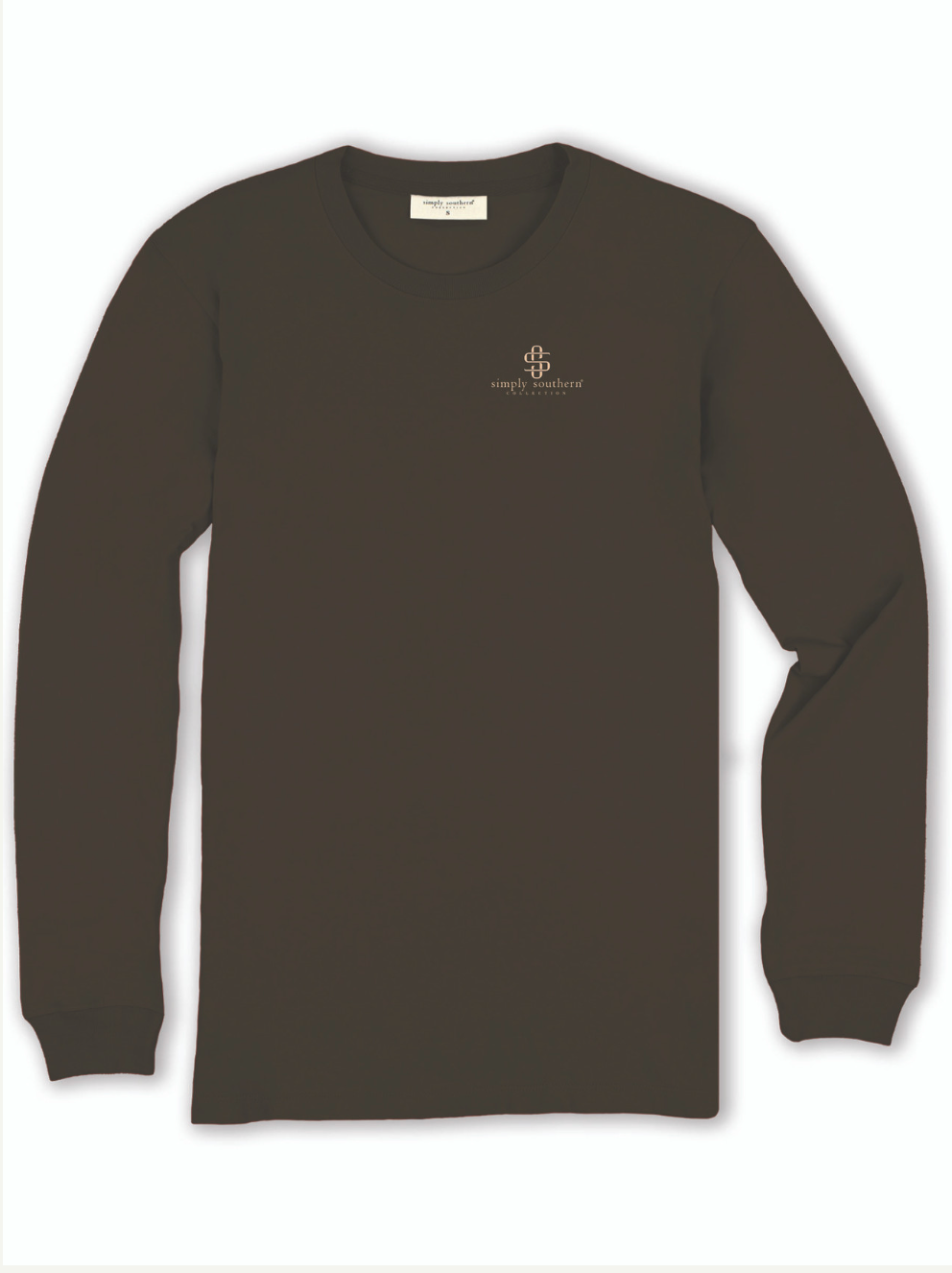 Simply Southern Long Sleeve-LEAD-UMBER