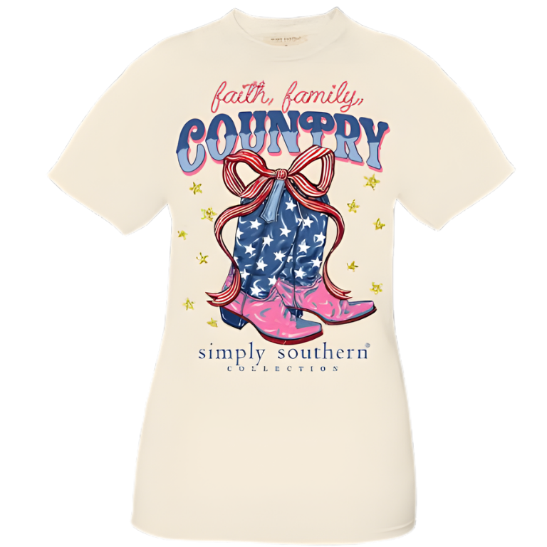 Simply Southern Short Sleeve Tee--Country-Wisp