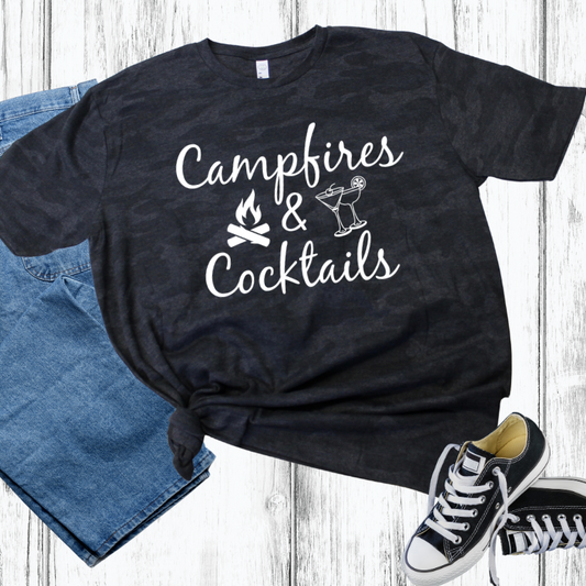 Campfires & Cocktails T-Shirt