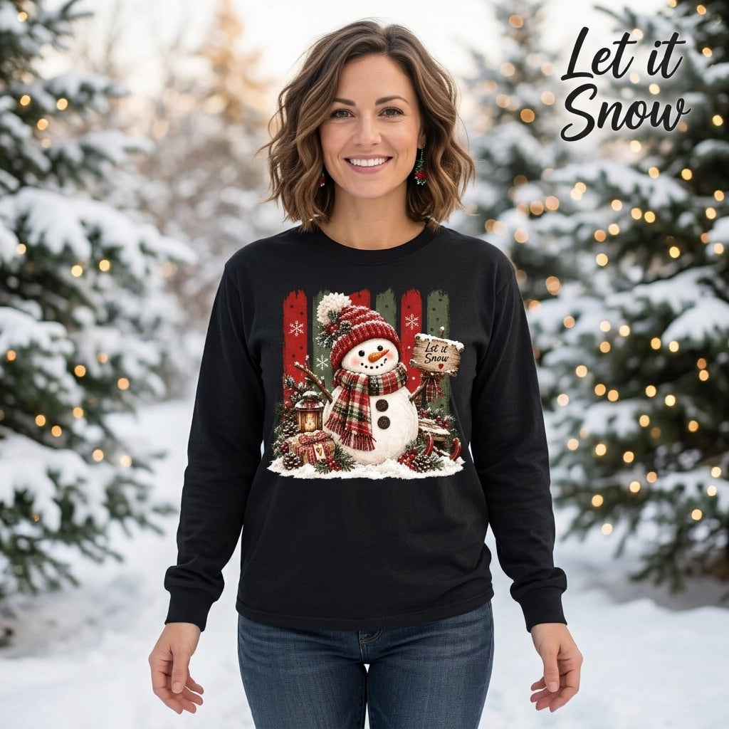 Let It Snow Holiday Snowman