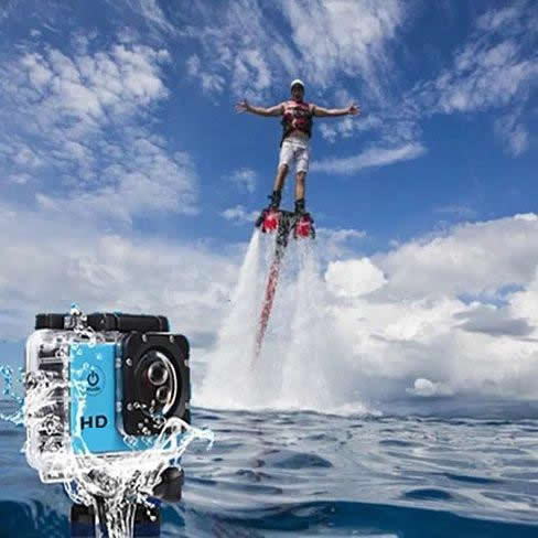 4K Action Pro Waterproof All Digital UHD WiFi Camera + RF Remote And Accessories by VistaShops