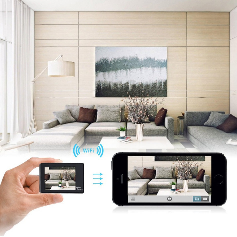 4K Action Pro Waterproof All Digital UHD WiFi Camera + RF Remote And Accessories by VistaShops