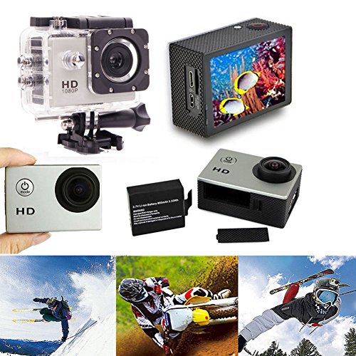 4K Action Pro Waterproof All Digital UHD WiFi Camera + RF Remote And Accessories by VistaShops