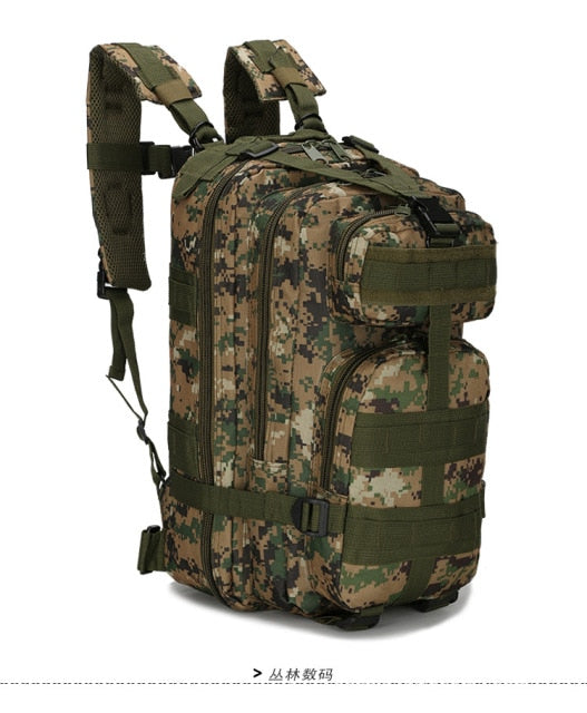 Men Military Tactical Backpack 30L Camouflage