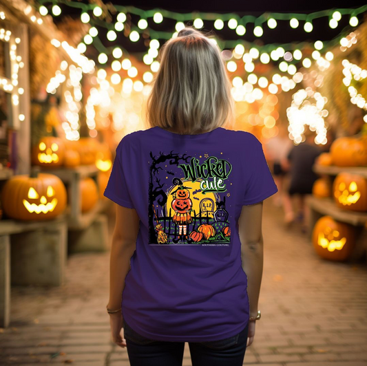 Halloween Southern Couture Short Sleeve Crew Tee