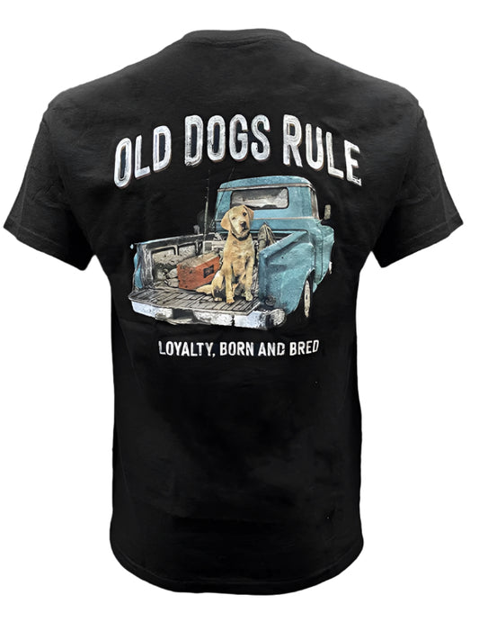 Old Guys Rule® "Old Dogs Rule" Loyalty Born and Bred Short-Sleeve T-Shirt