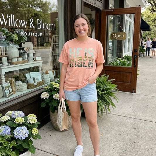 He Is Risen Christian Short Sleeve T-Shirt