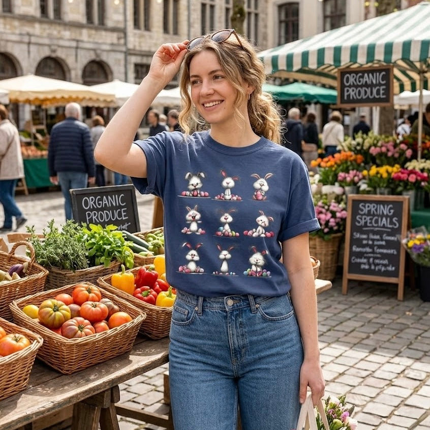 Funny Bunny Short Sleeve T-shirt 