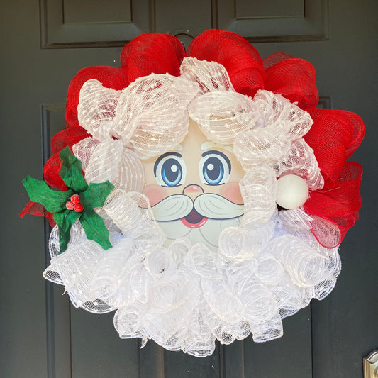Welcome Santa Wreath