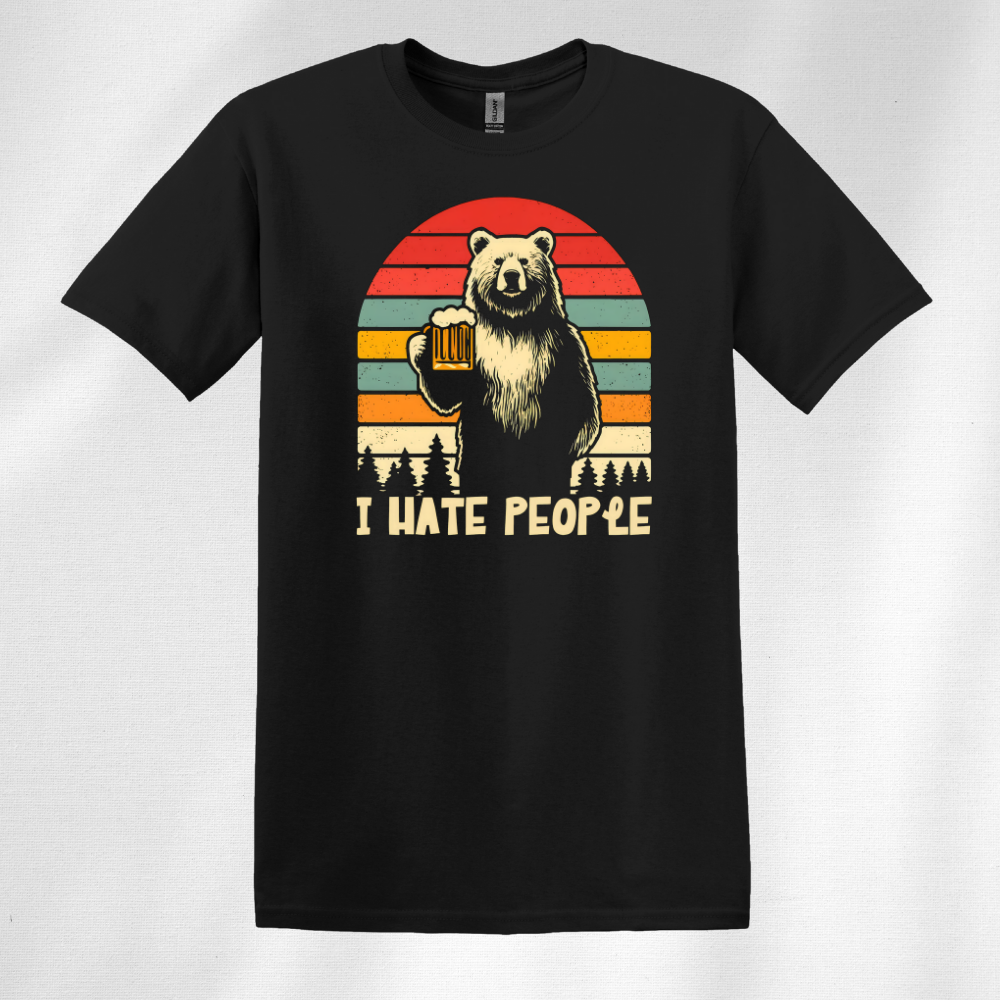 I Hate People Short Sleeve T-shirt
