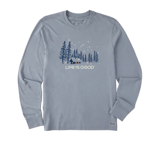 Men's Snowy Evening Long Sleeve Tee