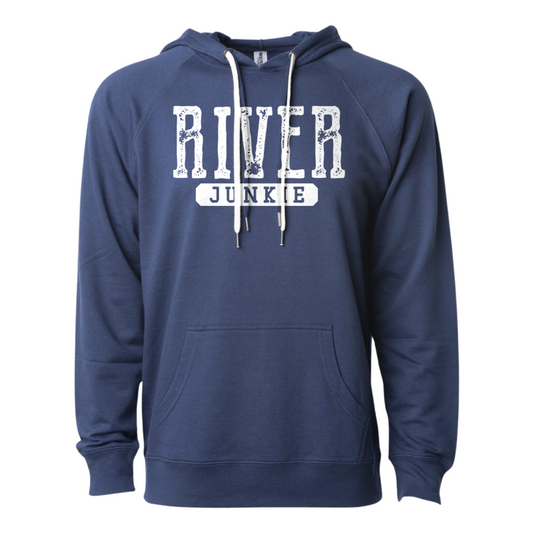 "River Junky" Icon Lightweight Loopback Terry Hooded Sweatshirt 