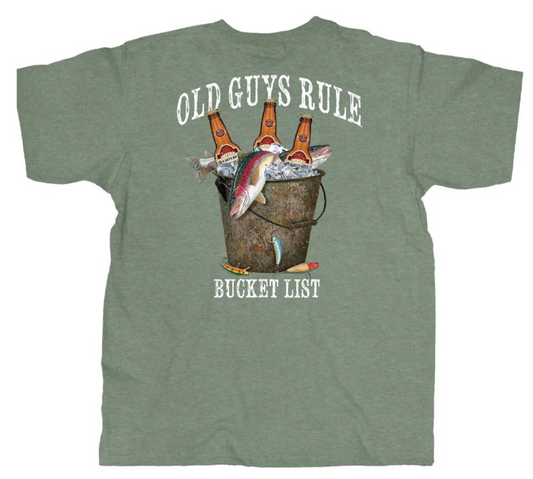 Old Guys Rule "Bucket List" Short Sleeve Tee