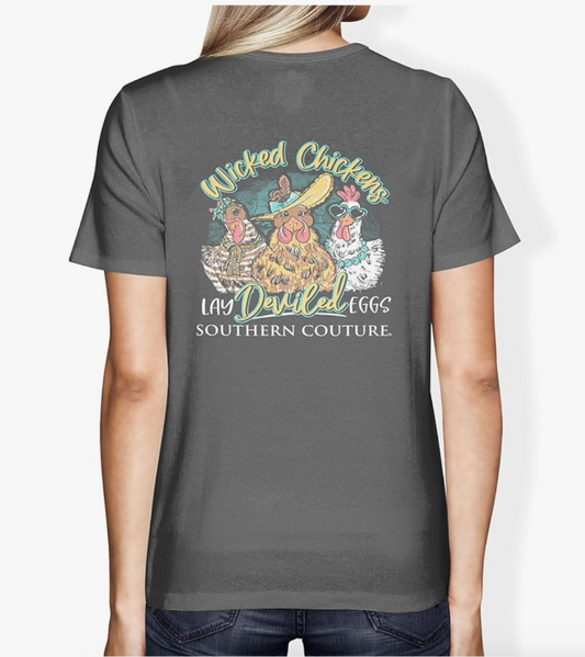 SC comfort "Wicked Chickens" Short Sleeve T-Shirt