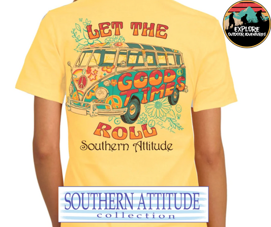 Southern Attitude "Let the Good Times Roll" Van Tee