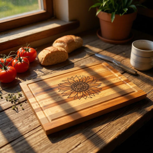 Artisan Sunflower serving board