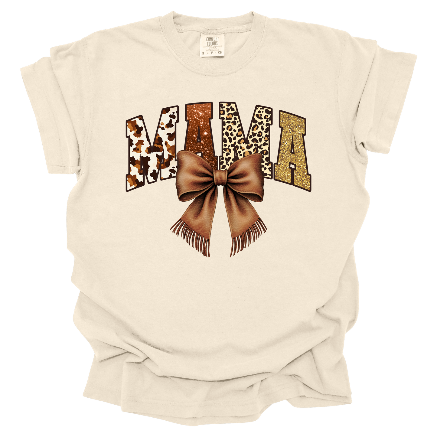 A Western Cowgirl Bow Mama Short Sleeve T-shirt