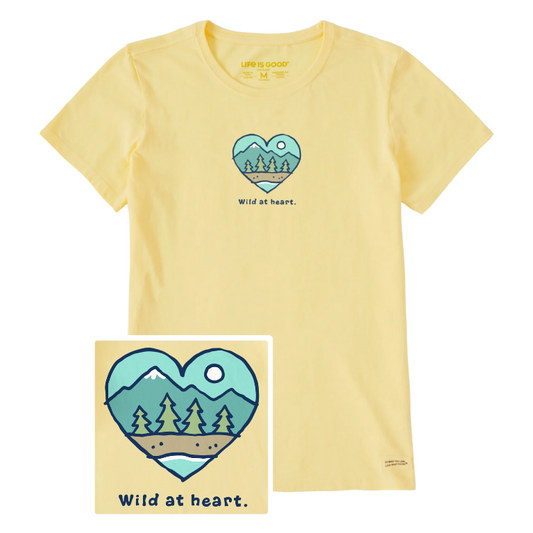 Women's Wild At Heart Short Sleeve Crusher Tee