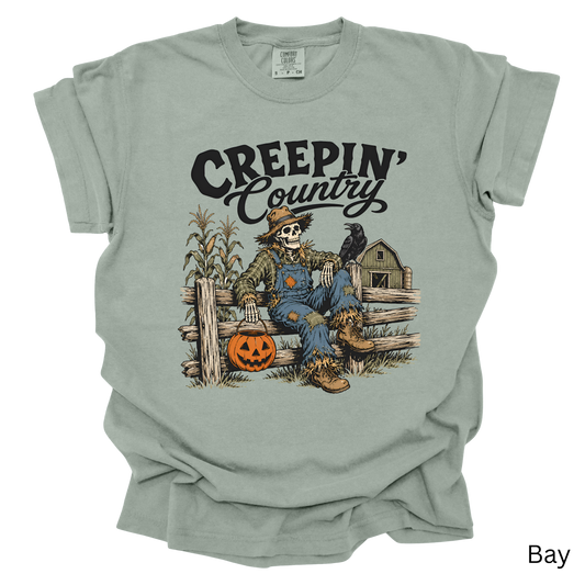 Creepin' Country Halloween T-Shirt