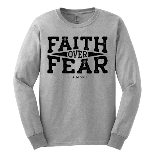 Faith Over Fear Long Sleeve Tee
