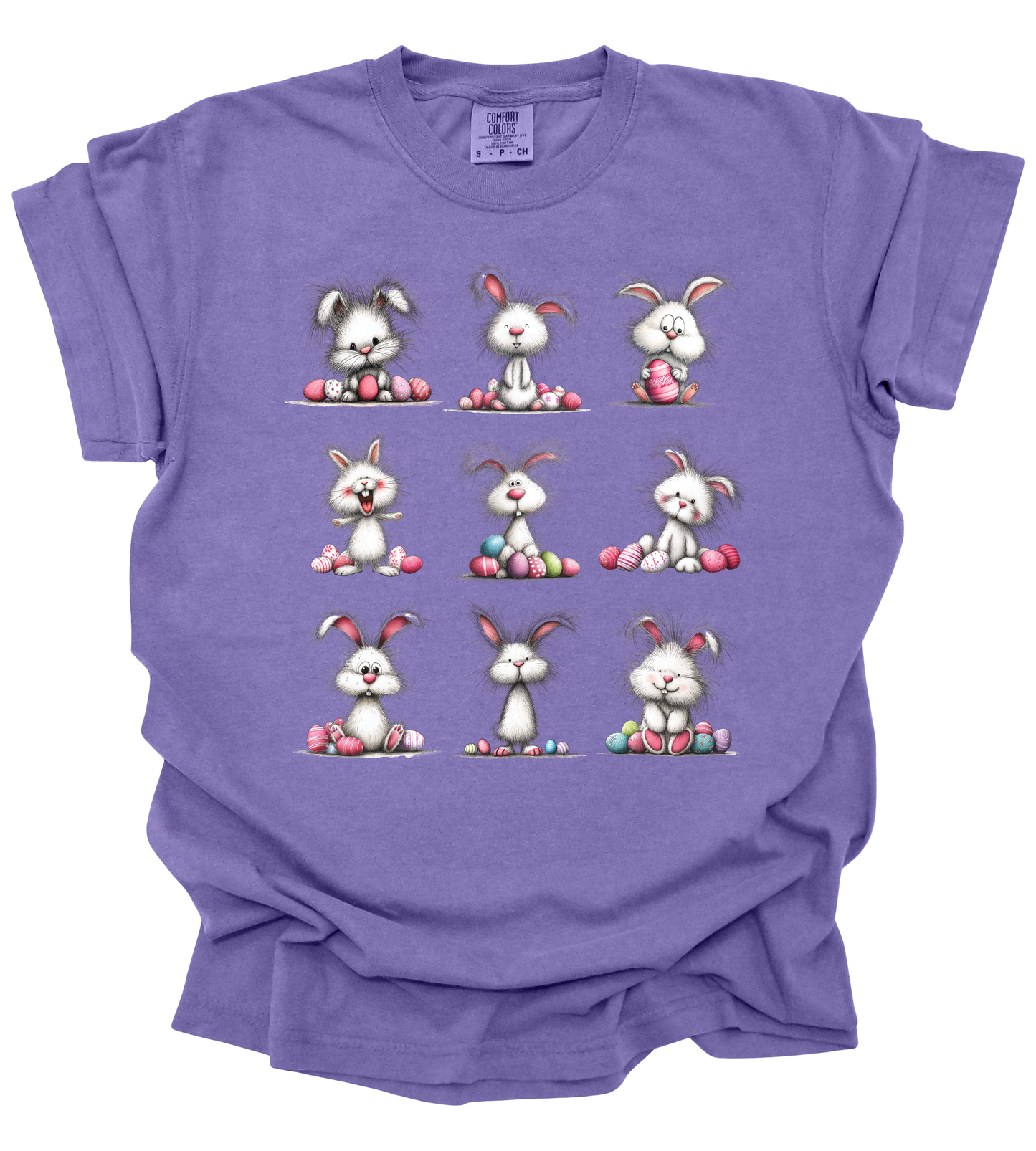 Funny Easter Bunny Short Sleeve Tshirt