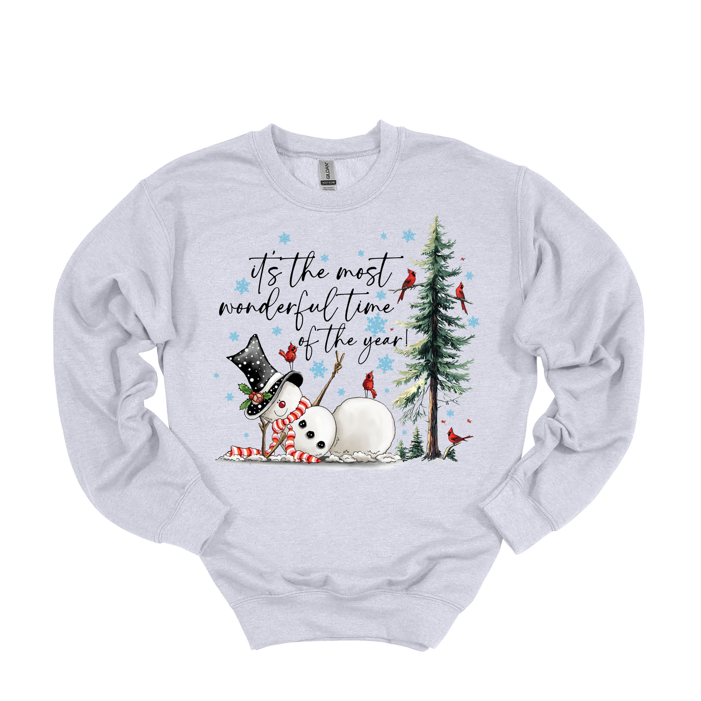 It's the Most Wonderful Time of the Year Funny Snowman Sweatshirt