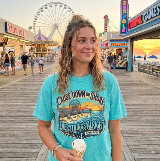 Cause Down the Shore Everything's Alright T-shirt 