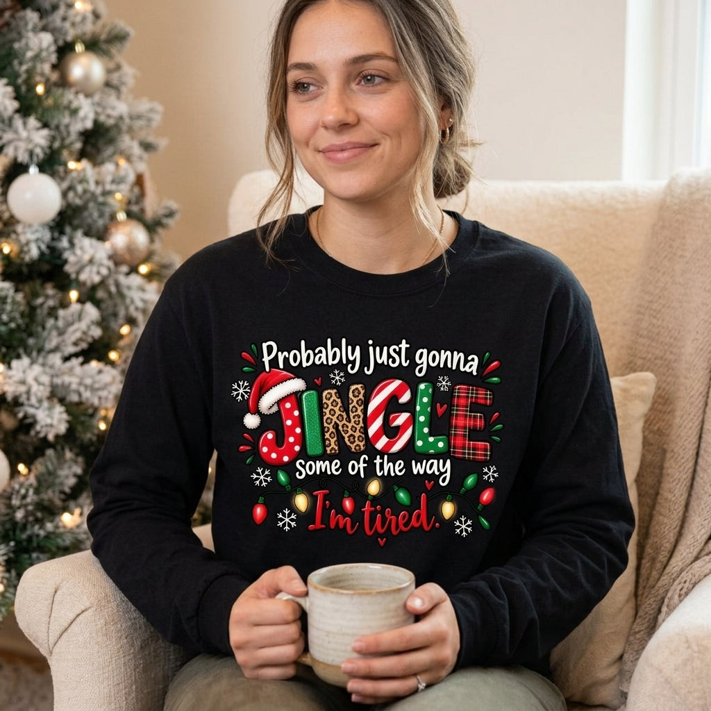 Jingle Some of the Way I'm Tired Christmas T-Shirt