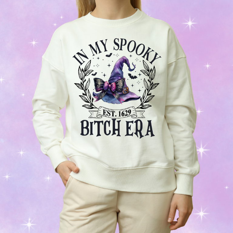 In My Spooky Bitch Era- Long Sleeve Halloween Tee  