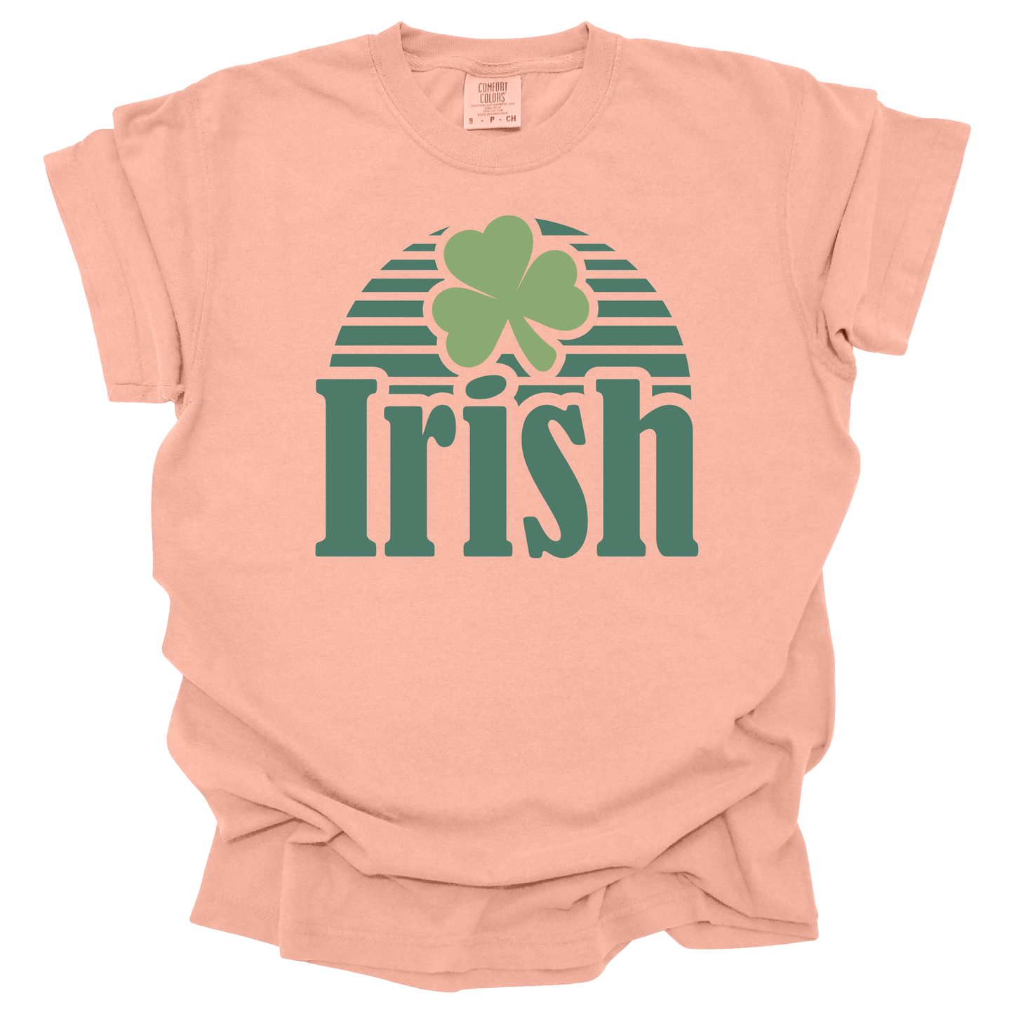 Lucky in Comfort: The Irish Shamrock Short Sleeve T-Shirt