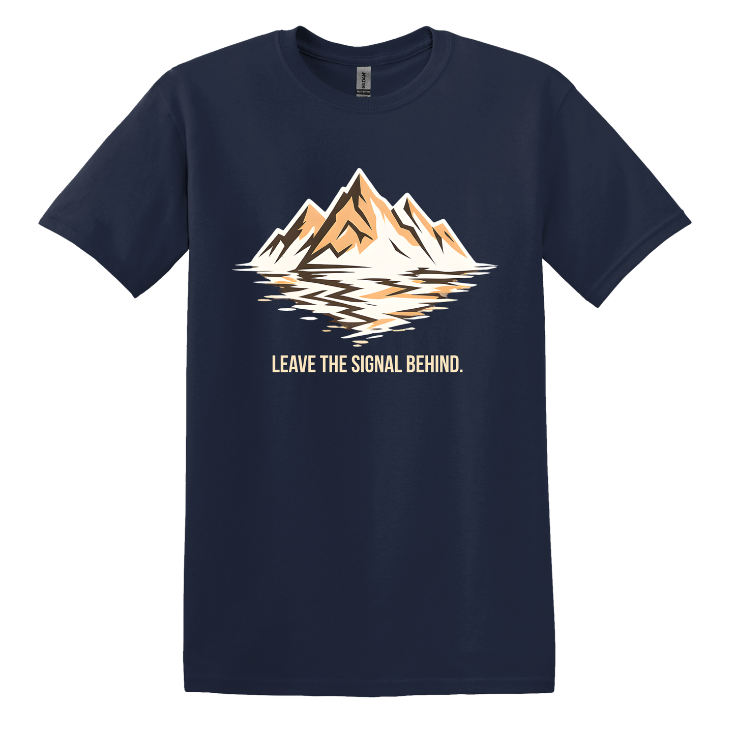 Adventure Awaits: "Leave the Signal Behind" Mountain T-Shirt