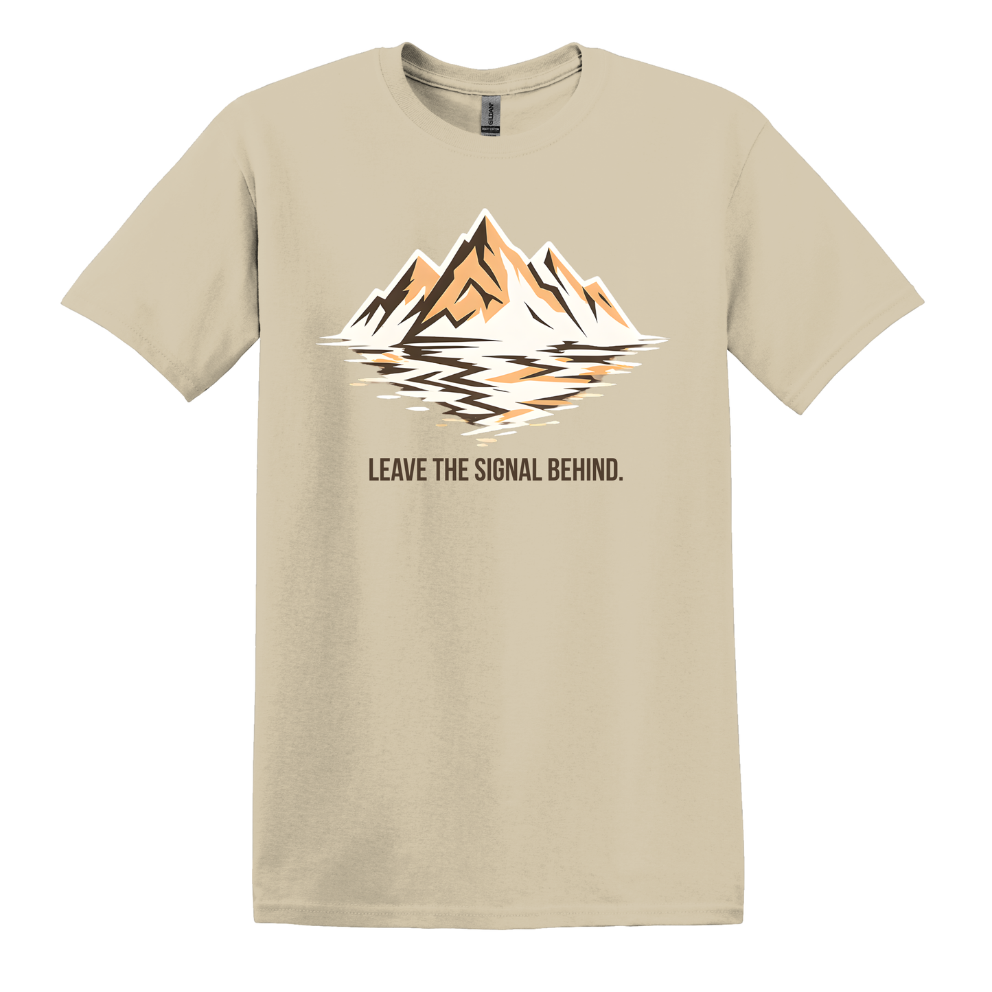 Adventure Awaits: "Leave the Signal Behind" Mountain T-Shirt