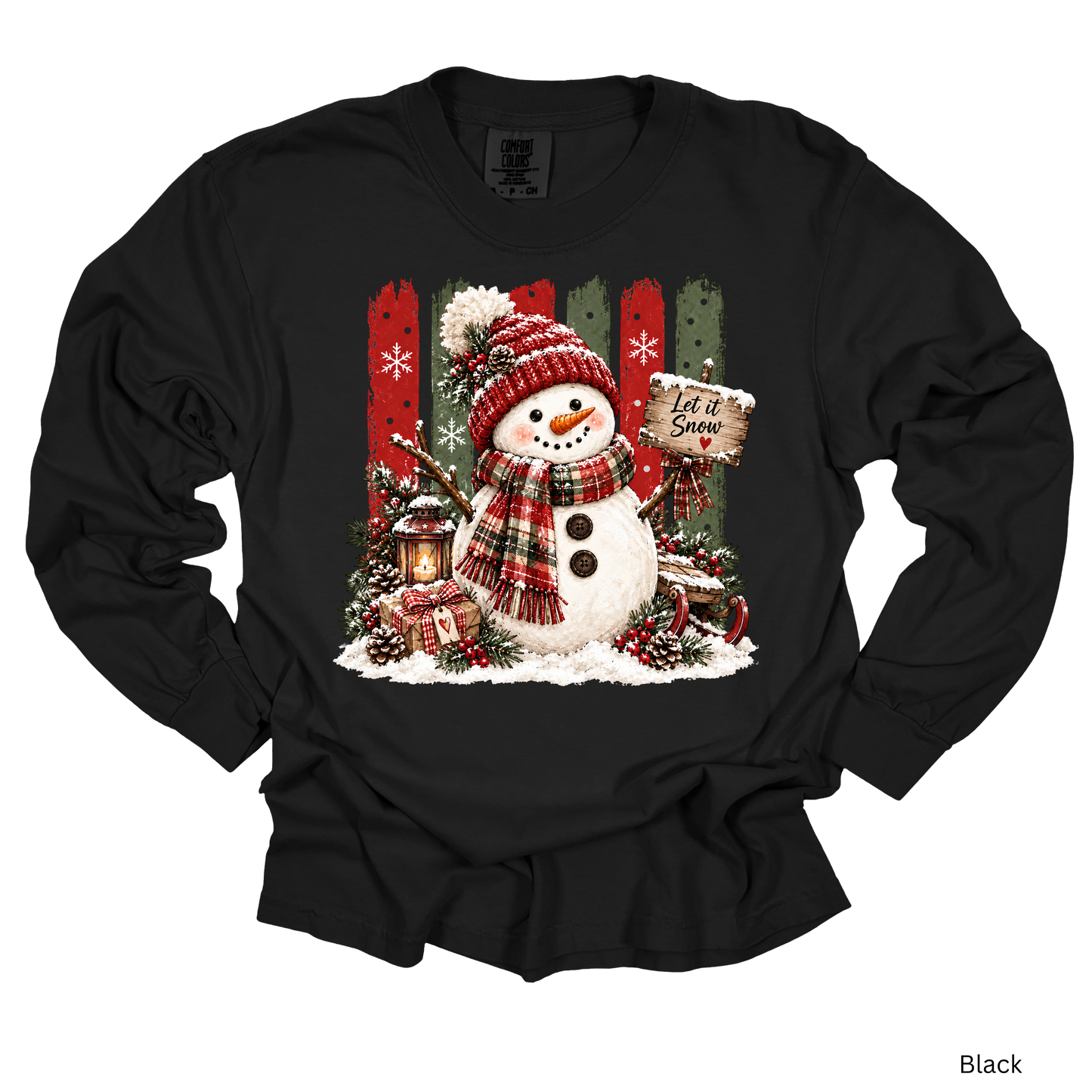 Let It Snow Holiday Snowman