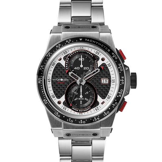 Otto Chrono Silver Bracelet by Hydrogen Watch