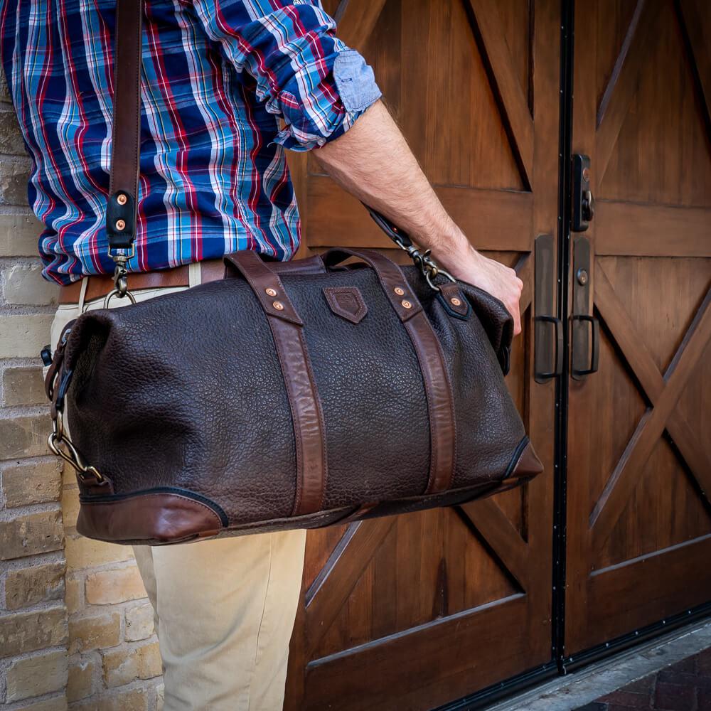 Theodore Leather Weekender Bag by Mission Mercantile Leather Goods