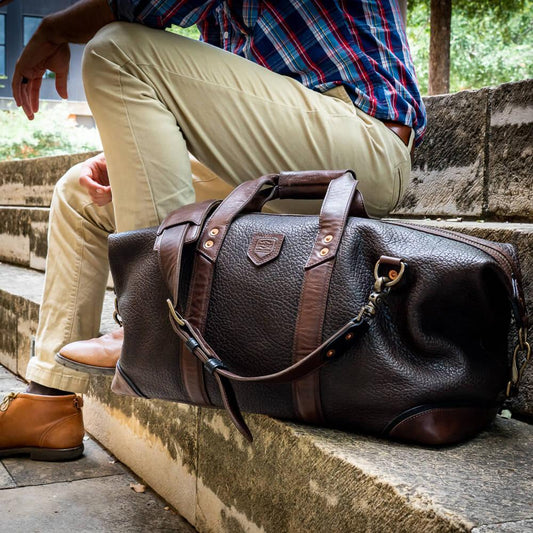 Theodore Leather Weekender Bag by Mission Mercantile Leather Goods