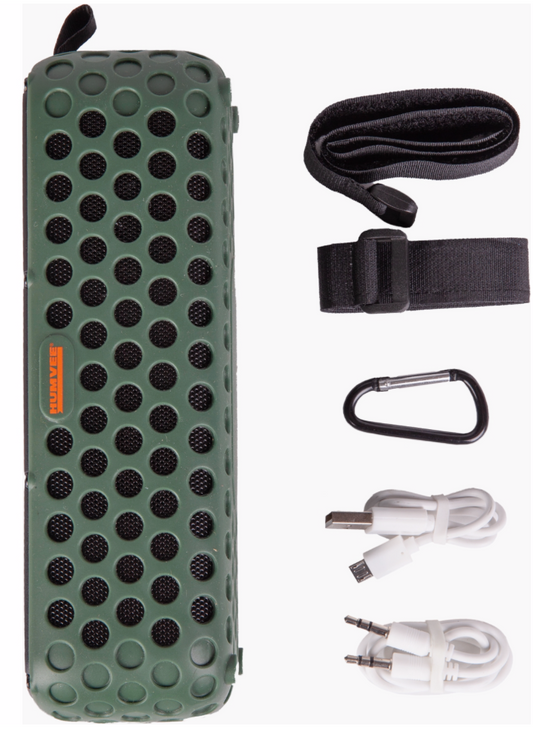 Humvee Portable Solar Powered Bluetooth Speaker